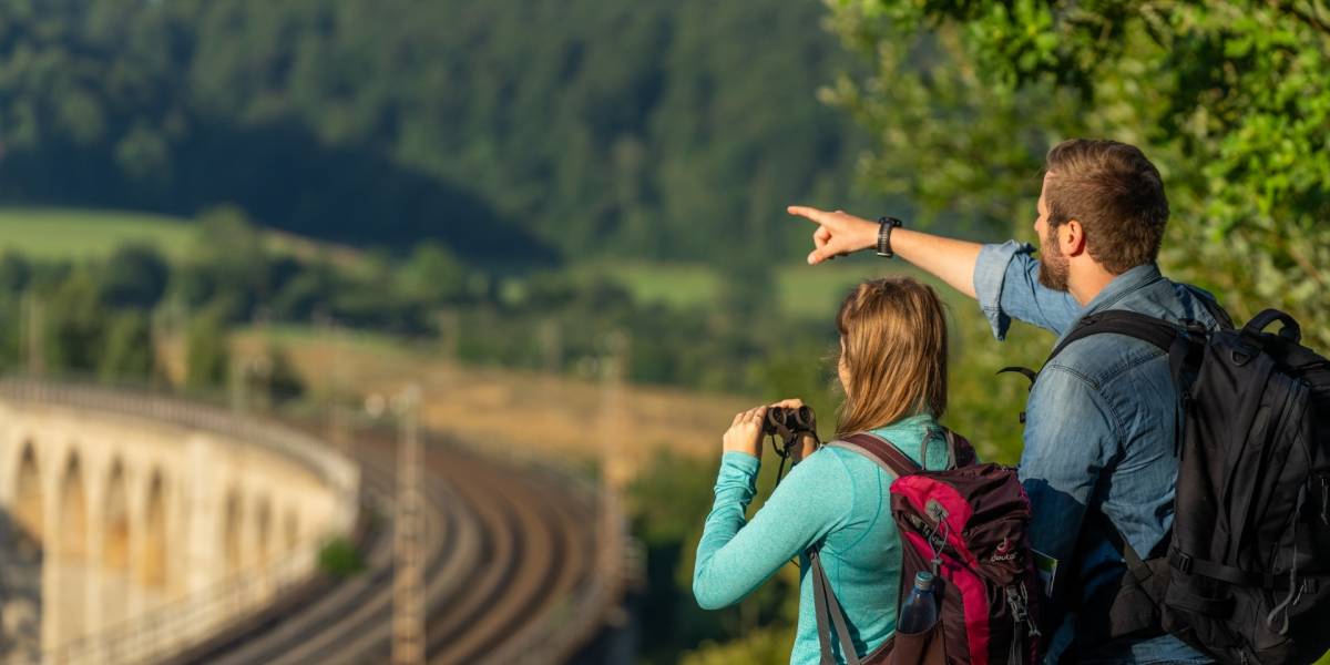 Der Viadukt Wanderweg in Altenbeken © Teutoburger Wald Tourismus / Patrick Gawandtka